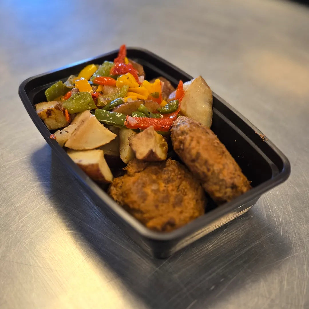 Breakfast Sausage and Homefries
Burning Bites Meal