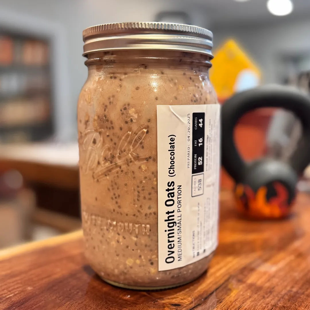 Chocolate Overnight Oats Burning Bites Meal